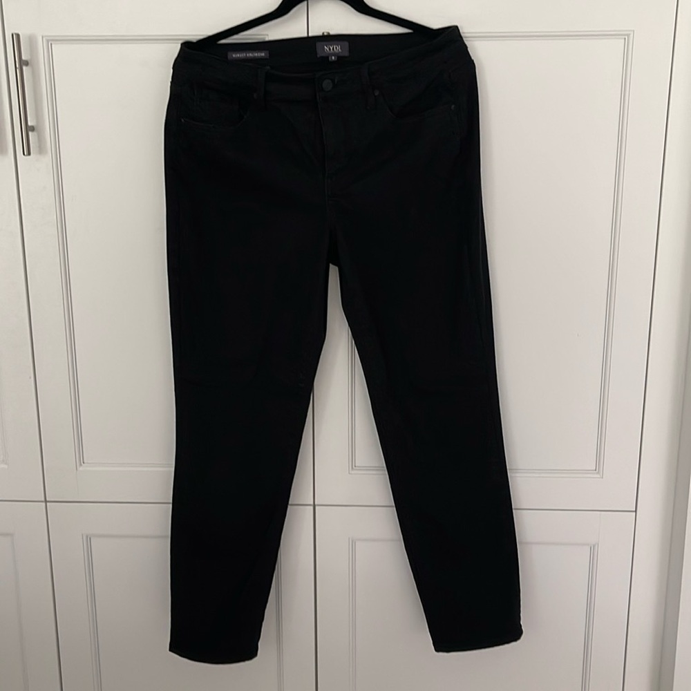 NYDJ Margot Girlfruend black Jeans, excellent condition, size 8